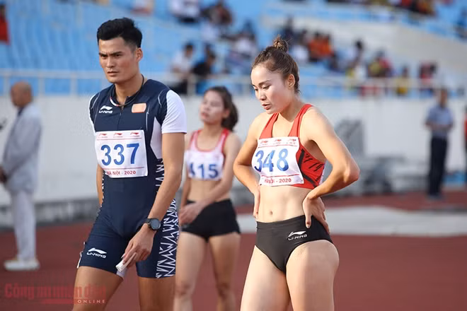 Trong khi Lan thi đấu thành công và giành chiến thắng nghẹt thở thì người anh trai Quách Công Lịch lại chỉ về thứ 3 ở nội dung 400m nam.