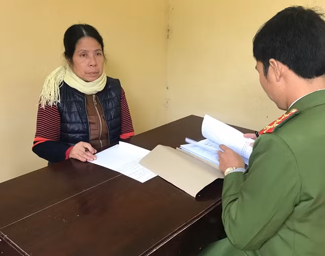 Nguyễn Thị Hàn khai nhận tại cơ quan điều tra.