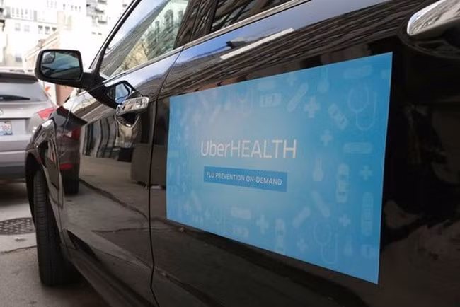Uber triển khai dịch vụ chăm sóc sức khỏe lưu động.