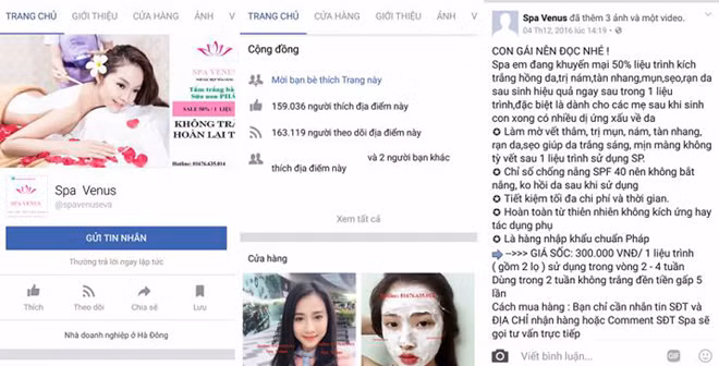 Thận trọng với mọi lời chào mời spa miễn phí hoặc giảm giá.