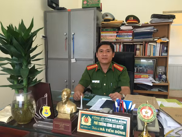Thiếu tá Hà Tiến Dũng.