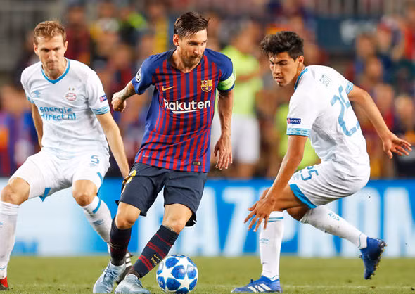 Messi tiếp tục đóng vai trò linh hồn trong lối chơi của Barca. Ảnh: Getty Image.