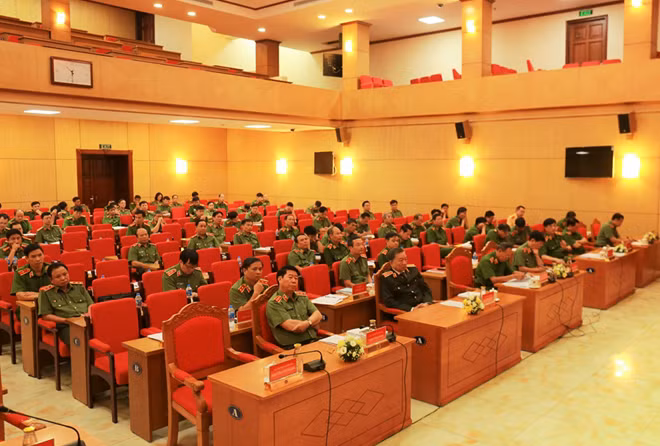 Toàn cảnh Hội nghị tại điểm cầu Hà Nội.