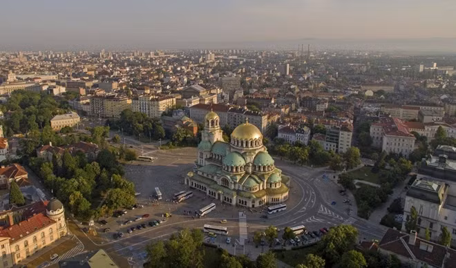 Một góc thủ đô Sofia.