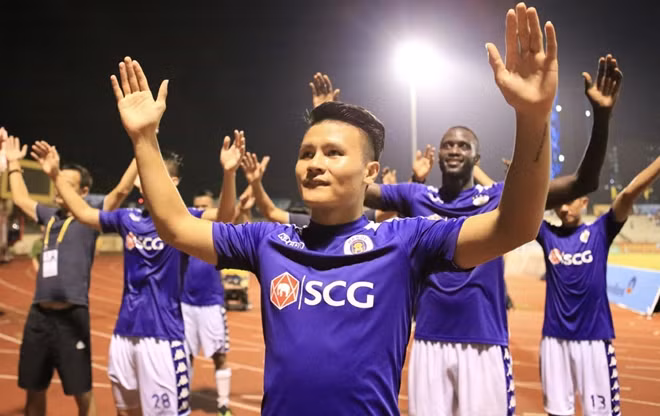 Quang Hải và đồng đội đã bảo vệ thành công ngôi vương V.league