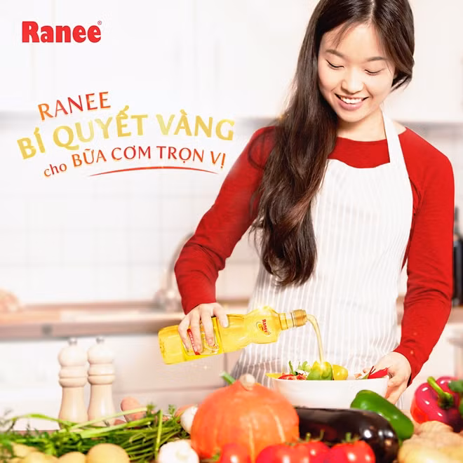 Dầu ăn cao cấp Ranee, bí quyết cho bà nội trợ.