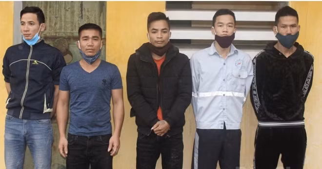 Một số đối tượng trong vụ án.