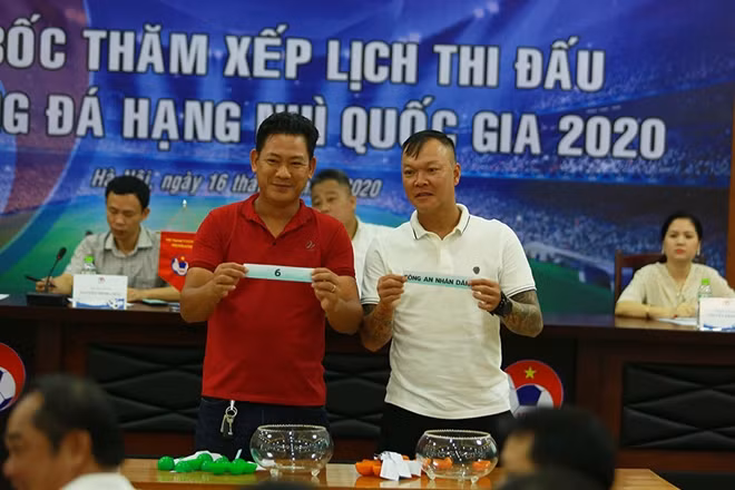 CLB Bóng đá Công an nhân dân được xếp vào bảng B giải hạng Nhì Quốc gia 2020.