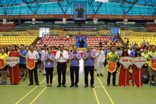 Giải thể thao ngành Kiểm sát nhân dân Cúp Báo Bảo vệ pháp luật lần thứ IX quy tụ 573 vận động viên