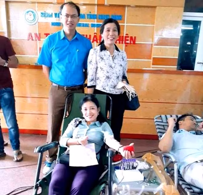 Cô Mai Hoa tâm sự: "Ngày nào còn sức khỏe thì ngày ấy tôi vẫn tiếp tục tham gia hiến máu cứu người”.
