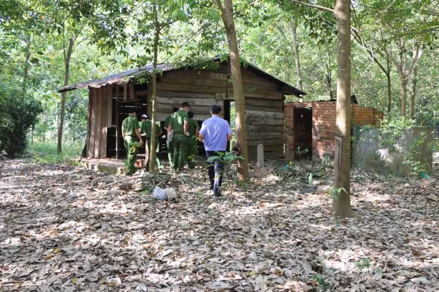 Nơi phát hiện thi thể cháu T.A. Nơi phát hiện thi thể cháu T.A.