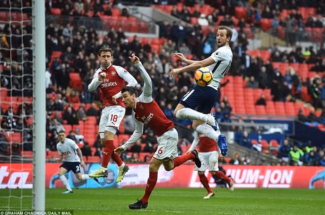 Harry Kane tiếp tục là ông vua của những trận derby London. Ảnh: Daily Mail.