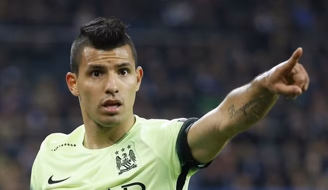 Aguero . Ảnh: Reuters.