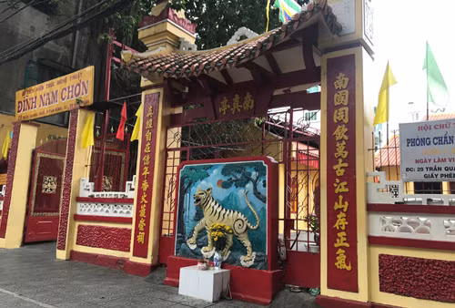 Đình Nam Chơn, nơi võ sư Huỳnh Tuấn Kiệt khai môn võ phái năm 23 tuổi. Ảnh: Đức Đồng.