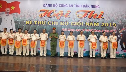 Công an tỉnh Đắk Nông tổ chức Hội thi Bí thư Chi bộ giỏi
