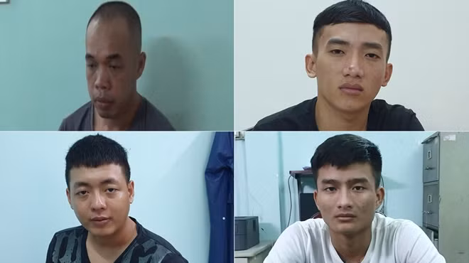 04 đối tượng: Lộc, Ngọc, Hậu và Thắng.