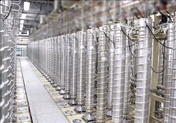 Bên trong một cơ sở hạt nhân của Iran. Ảnh: IRNA.