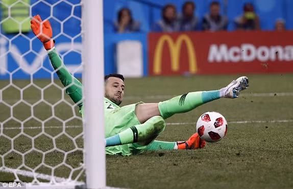 Subasic trở thành người hùng của Croatia. Ảnh: EPA. Subasic trở thành người hùng của Croatia. Ảnh: EPA.