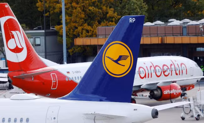 Lufthansa đang muốn thâu tóm Air Berlin.