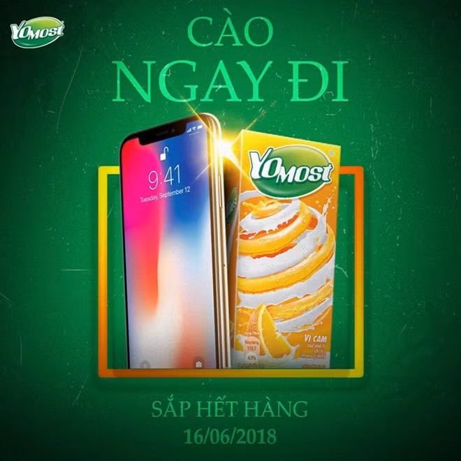 Đồ uống cũng không nằm ngoài trào lưu MV “Chạy ngay đi”.