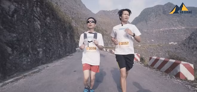 Hình ảnh được ghi lại từ giải Hà Giang Marathon.
