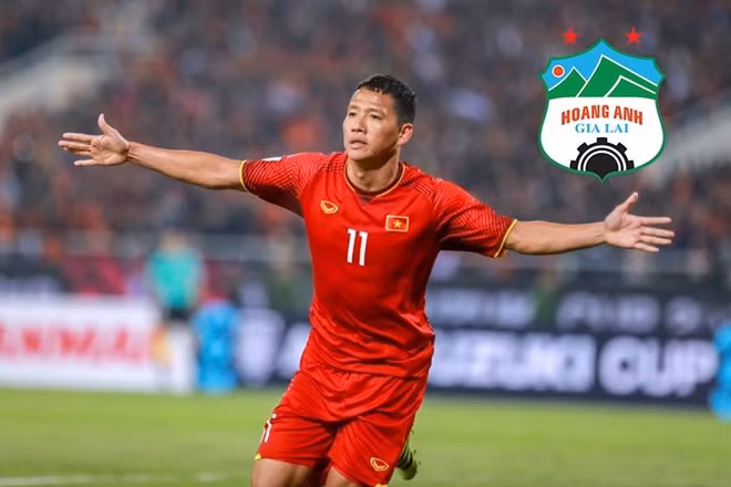 Anh Đức gia nhập Hoàng Anh Gia Lai và tái xuất ở V.league. Ảnh: CLB HAGL.