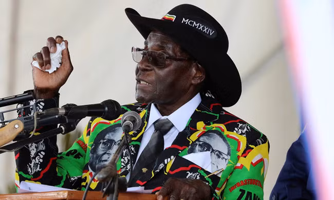 Tổng thống Zimbabwe Robert Mugabe.