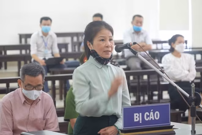 Bị cáo Nguyễn Thị Thanh Sơn.