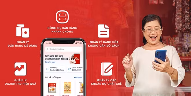 Công cụ mới từ VinShop có 5 tính năng nổi bật trở thành “người giúp việc” hoàn hảo cho các chủ tạp hóa.