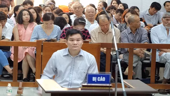 Bị cáo Phạm Thanh Hải trước tòa.