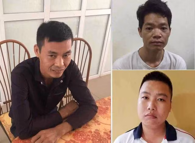 Các đối tượng Lý Đình Vũ, Hoàng Văn Thám, Nguyễn Chương Đại.