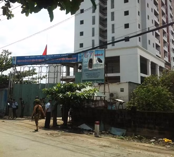 Dự án chung cư Gia Phú vẫn chưa hoàn thiện nhiều năm nay.