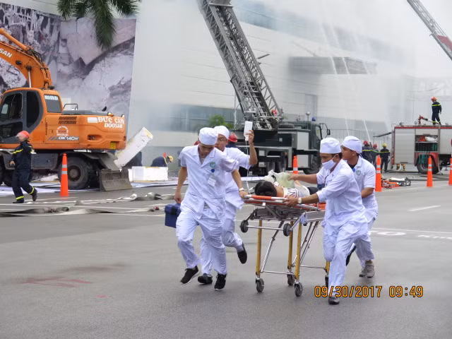 Một số hình ảnh buổi diễn tập.