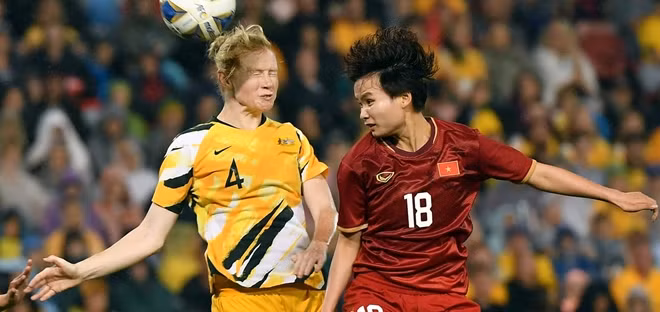 Tuyển nữ Việt Nam để thua 1-2 trong trận lượt về với Australia. Ảnh: AFC.