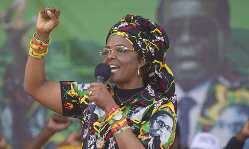 Bà Grace Mugabe thời hoàng kim.