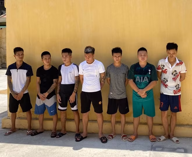 Các đối tượng vụ gây rối TTCC.