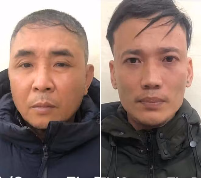 Hai đối tượng Thành và Hiền tại CQĐT.