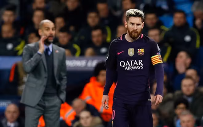 Man City phủ nhận muốn chiêu mộ Messi. Ảnh: Reuters.