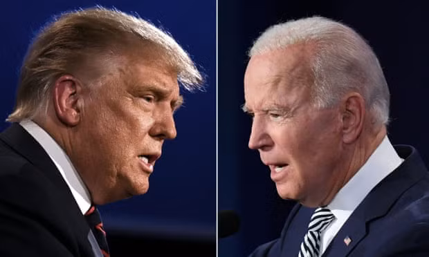 Đương kim Tổng thống Mỹ Donald Trump và cựu Phó Tổng thống Joe Biden đã có hai cuộc tranh luận nảy lửa trước ngày bầu cử 3/11. Ảnh: Getty