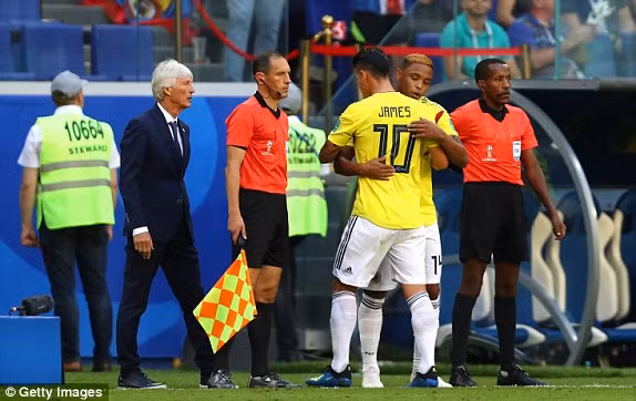 James Rodriguez rời sân sẽ tạo ra một thiệt thòi lớn cho Colombia.