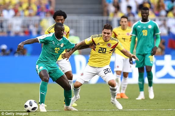 Senegal có thế trận nhỉnh hơn nhưng vẫn chưa thể có bàn thắng.