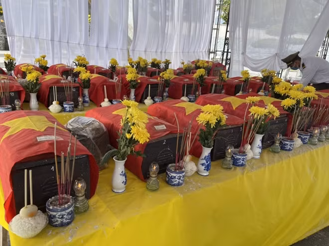 40 hài cốt Liệt sĩ được tìm thấy ở Chiến khu Ba Lòng.