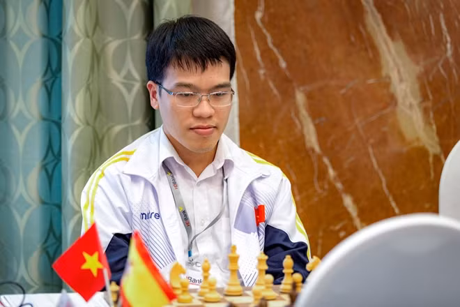 Kỳ thủ Lê Quang Liêm, một trong những VĐV Việt Nam thành công nhất trên trường quốc tế.