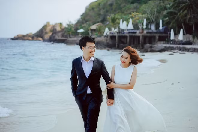 Vợ chồng Lê Quang Liêm.
