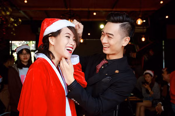 “Bộ đôi hoàn hảo” Huyền Trang và SlimV. “Bộ đôi hoàn hảo” Huyền Trang và SlimV.