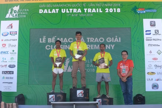 Top 3 nam 10km. Ảnh: Hải Đăng.