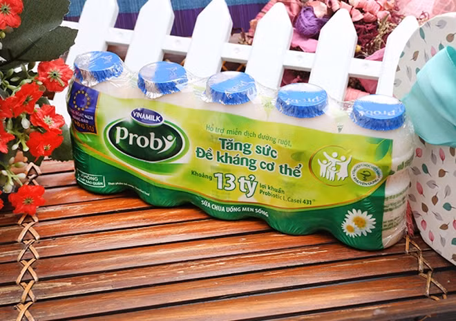 Sản phẩm sữa chua Probi của Vinamilk.