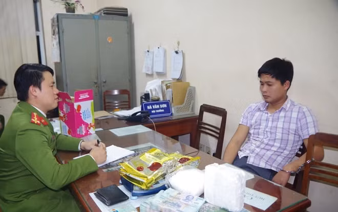 Cơ quan Công an ghi lời khai Lưu Văn Điệp