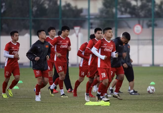 Chiều 29-12, đội tuyển Việt Nam có buổi tập thứ 2 tại Qatar.