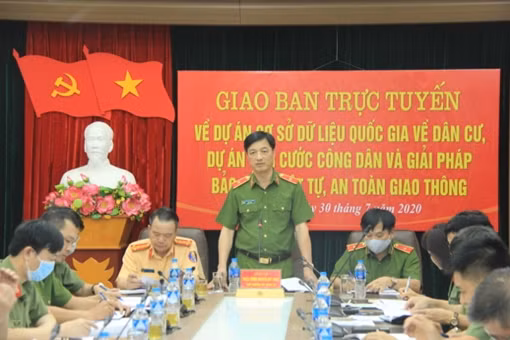 Đẩy mạnh tiến độ Dự án Cơ sở dữ liệu Quốc gia về dân cư, căn cước công dân 
